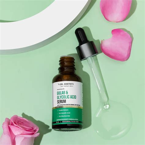 Gulab & Glycolic Acid Serum - 30ml - Dr Sheth's