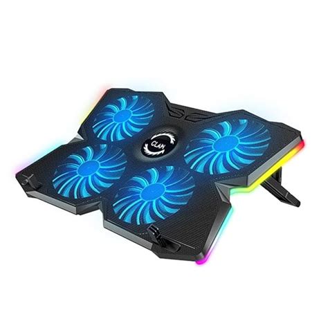 CLAW Arctic K25 PRO RGB Laptop Cooling Pad with 4 Motor Fans, 7 ...