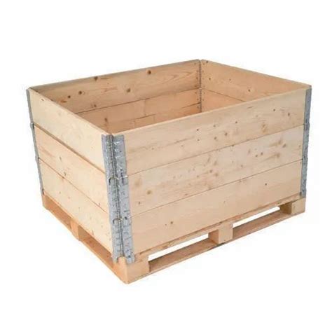 Wooden Pallet - Wooden Pallet Collars With Lid Manufacturer from Bengaluru