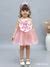 Buy Ministitch Sleeveless Tulle Party Frock with flower Corsage ...
