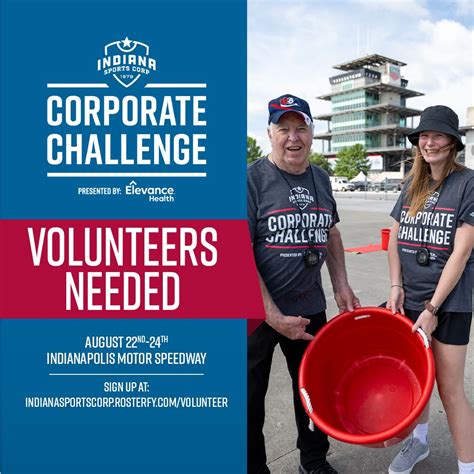 Indiana Sports Corp is looking for volunteers at the 2024 Indiana Sports Corp Corporate ...