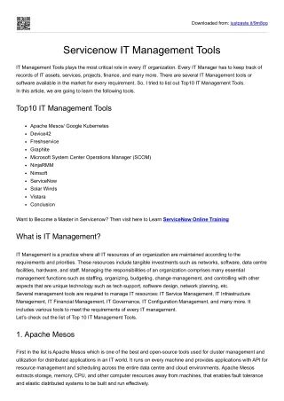 Image result for Configuration Management ServiceNow Overview