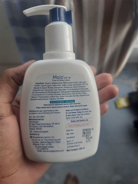 Buy Moiz LMF 48 Lotion | 48 Hour Long-Lasting Moisturizer | Formulated ...