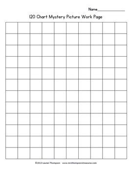 Valentine's Day Math 120 Chart Mystery Pictures by Mrs Thompson's Treasures