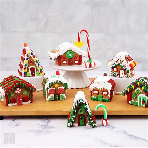 Amazing Small Gingerbread Houses Mini Cookie Houses