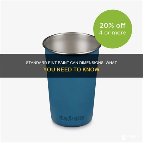 Standard Pint Paint Can Dimensions: What You Need To Know | CyPaint