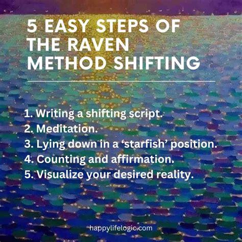 5 Easy Steps to Do The Raven Method Shifting
