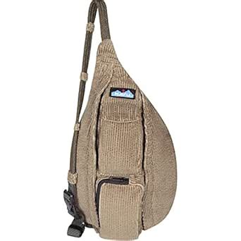 Buy KAVU Mini Rope Cord Bag Corduroy Sling - Tan, Tan, One Size at ...