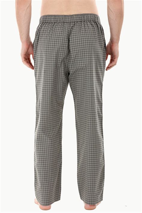 Buy Online Gingham Check Lightweight Pyjamas for Men Online in India at ...