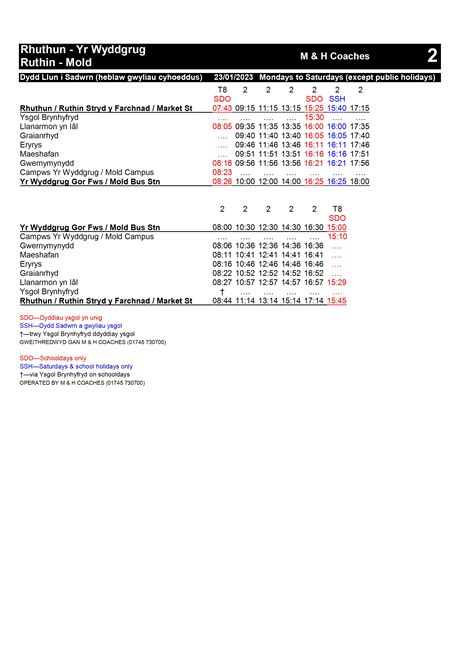 Bus Timetables Local Bus Services 的图像结果