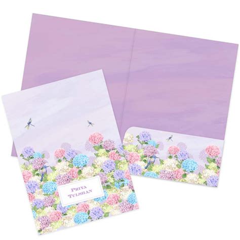 Hydrangeas Folders (Set of) | Studio PSD