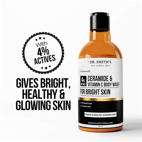 Ceramide & Vitamin C Body Wash - 250ml – Dr Sheth's