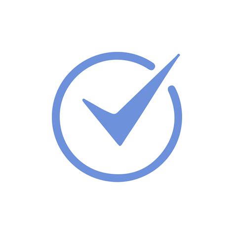 Blue Check Mark Clip Art