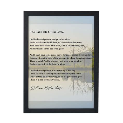 The Lake Isle of Innisfree Poem.. and Go to Innisfree..william Butler ...