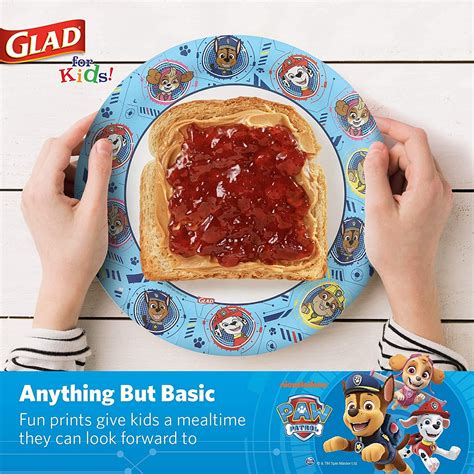 Buy Glad for Kids Paw Patrol Paper Plates | Disposable Paw Patrol ...