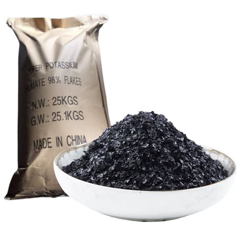 Super Potassium Humate Flake 98% Humic Acid - Humic Acid and Potassium ...