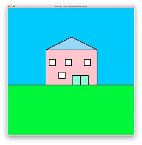 Image result for Python Turtle House