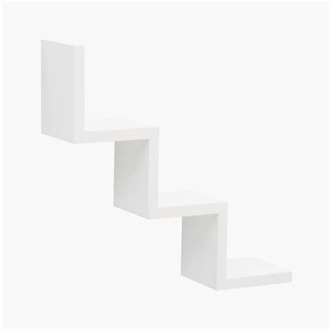 Buy W 3-Tier Wall Shelf - White from Home Centre at just INR 495.0