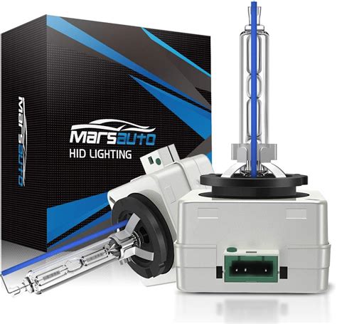 Marsauto D3S HID Bulbs, 35W Super Bright Xenon, 5000K Comfort Daylight ...