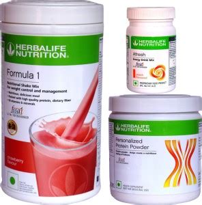 HERBALIFE WeightLoss Combo( Formula 1 Nutritional Shake+Protein Powder+ ...