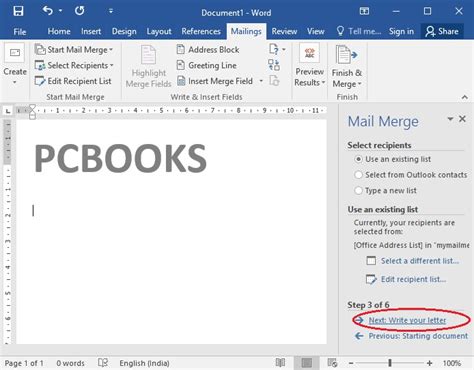Microsoft Word Tutorial - Working with Mail Merge