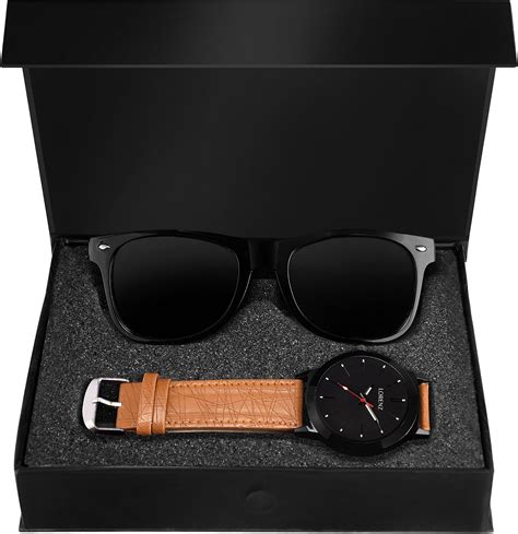LORENZ Analogue Black Dial Men's Watch & Sunglasses Combo - CM-1061SN ...