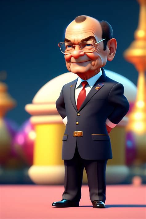 Lexica - Jacques Chirac cute as a pixar disney character caricature ...