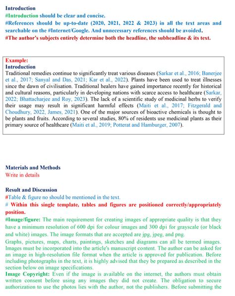 Image result for Standard Article Manuscript Format