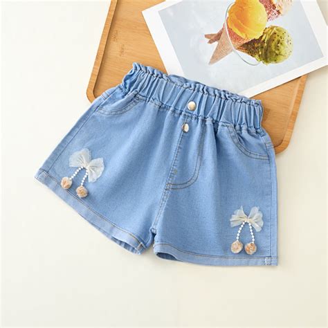 breaise Jean Shorts Girls Girlfriend Fit Denim Shorty Shorts Summer ...