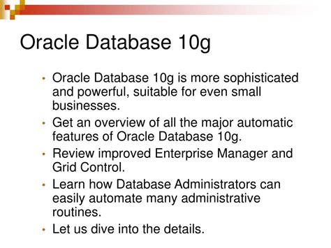Image result for CreateDatabase in Oracle 10G