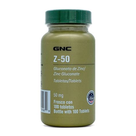ZINC 50 MG 100 TAB GNC