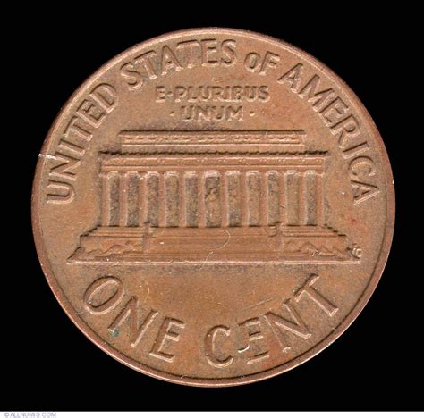 1 Cent 1972 S, Cent, Lincoln Memorial (1959-2008) - United States of ...