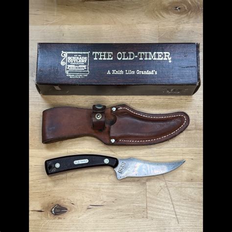 Bladebinge - VINTAGE SCHRADE MADE USA OLD TIMER SAWCUT SHARPFINGER ...