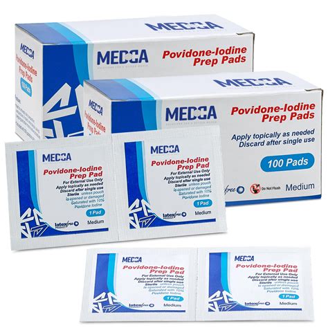 Medca Iodine Prep Pads Box Of 200 Count Iodine Prep | Desertcart INDIA