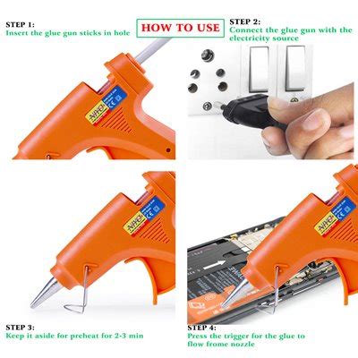 HOT MELT GLUE GUN 20WATTS | MINI GLUE GUN |NIYO| NY25 | Suppliers in India