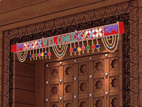 CraftVatika Handmade Welcome Toranam Jhumar Design Wall Hanging ...