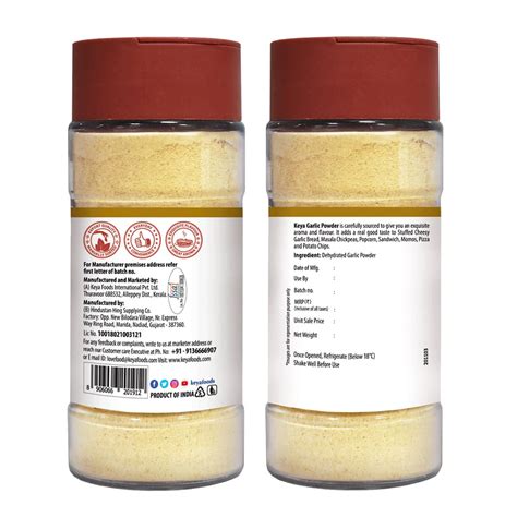 Keya Garlic Powder | 100% Pure Lehsun Powder | Ready to use | Sourced ...