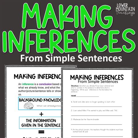 Making Inferences from Simple Sentences! and a Challenge | Made By Teachers