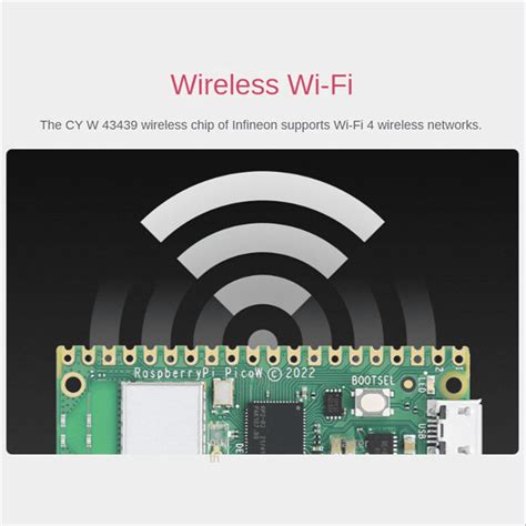 Buy For Raspberry Pi Pico W Board with Wireless WIFI Module RP2040 ...