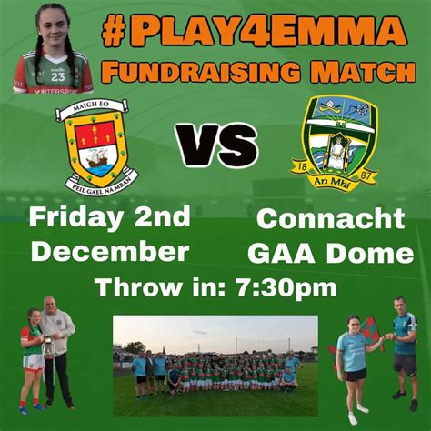 Play for Emma under the Dome on Friday evening - Mayo GAA Blog