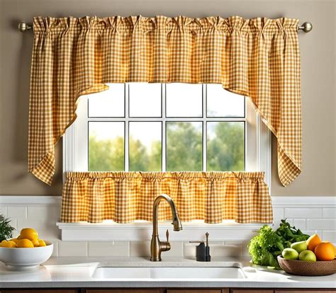 12 Brilliant Kitchen Curtain Ideas to Showcase Your Sink Window ...