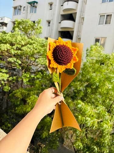 Buy ARZ Collection Crochet Handknitted Rose Flower for Home Decor ...