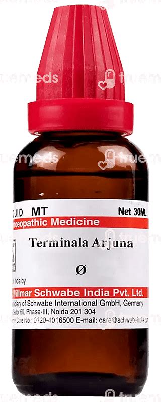 Dr Willmar Schwabe India Terminalia Arjuna Mother Tincture 30 Ml - Uses ...
