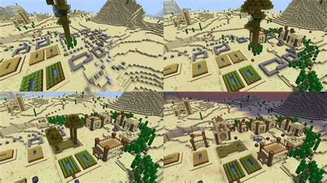 Progress of building a little desert village : r/Minecraft
