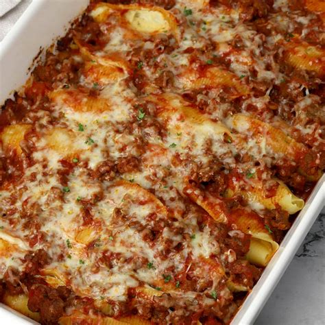 Beef Stuffed Shells - The Toasty Kitchen