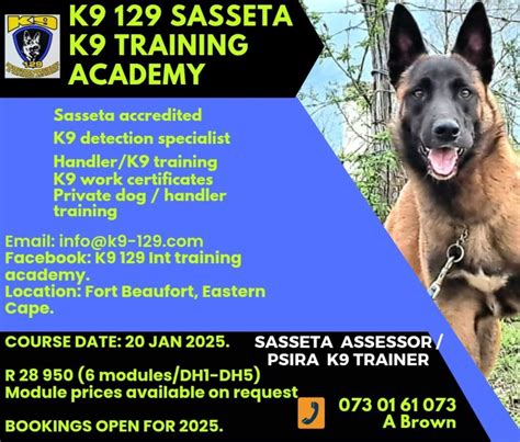 Become an Accredited Dog Handler, Argyle Farm, Lower Blinkwater, Fort ...