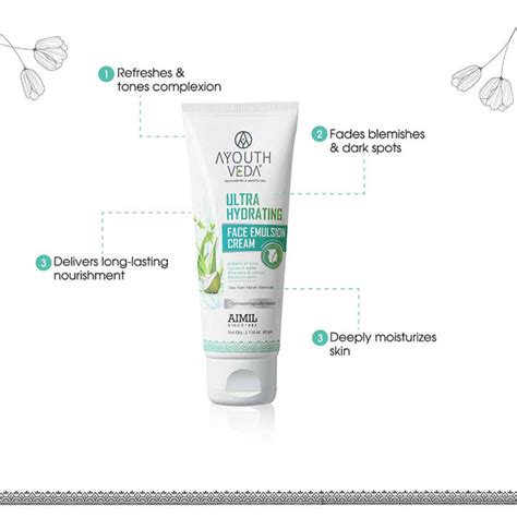 Ayouthveda Ultra Hydrating Face Emulsion Cream (60 gm ) – AIMIL