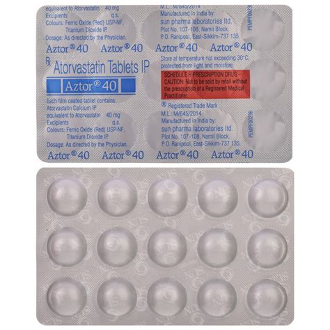 Aztor 40 - Strip of 15 Tablets : Amazon.in: Fashion