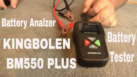 Battery Tester Kit KINGBOLEN BM550 Car Battery Tester – 6V/12V/24V, 100 ...