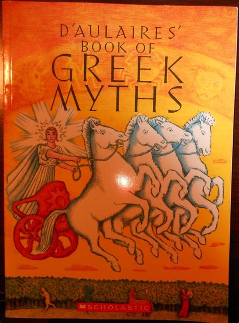 D'Aulaires' Book of Greek Myths: Ingri and Edgar Parin d'Aulaire ...
